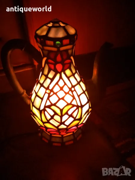 Рядка Лампа ТИФАНИ , серия Чайник, снимка 1