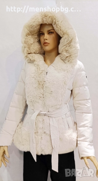 Дамско яке код 26 - екрю, снимка 1