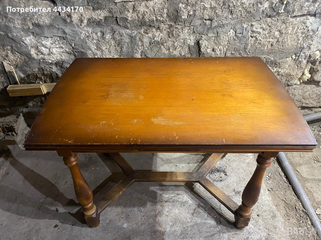 Разтегателна маса за хранене / хол – използвана, снимка 1