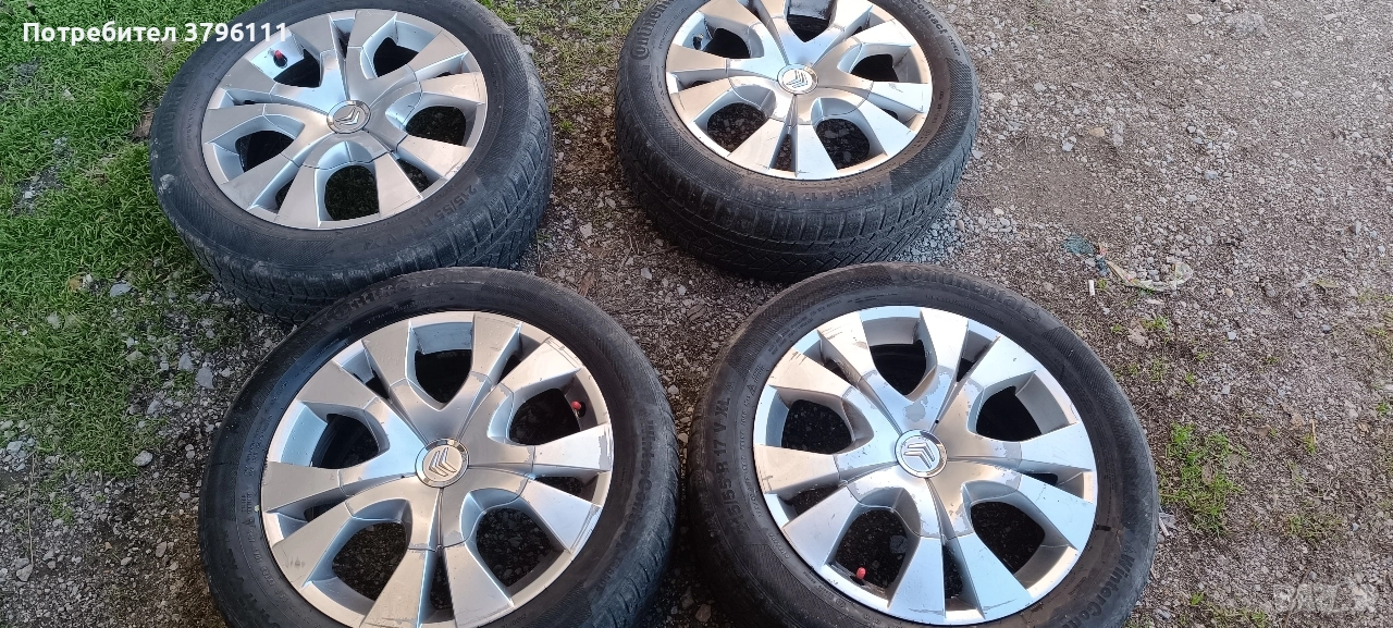 Аломиниеви джанти 4х108 17, снимка 1