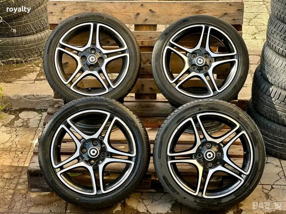 4х100 16 Цола Джанти Smart FORFOUR Спорт Пакет, снимка 1