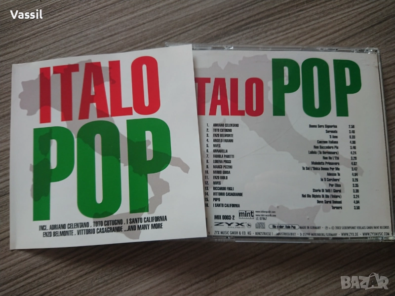 италианска испанска: CD и плочи Celentano Piazzolla Ramazzotti Nannini Albano Romina Pavarotti Dalla, снимка 1