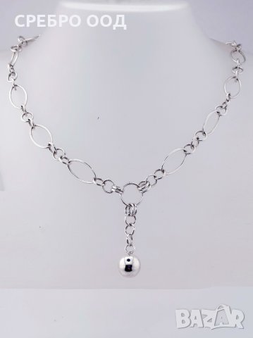 Дамски сребърни колиета 925 Аg, снимка 7 - Колиета, медальони, синджири - 28311325