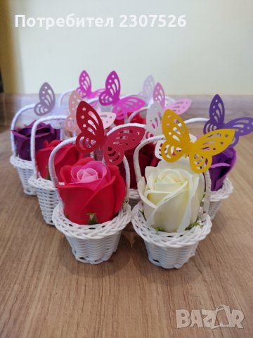 Цветя , снимка 9 - Изкуствени цветя - 44087184