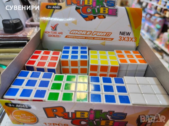 Кубче Рубик 3х3 малки, снимка 3 - Други игри - 40526488