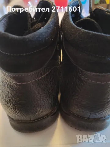 Мъжки кожени зимни боти 43, снимка 4 - Мъжки боти - 47748804