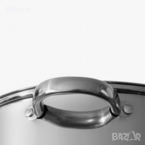 Тенджера Edenberg от неръждаема стомана и многослойно дъно за бързо и равномерно готвене, снимка 18 - Съдове за готвене - 53424041