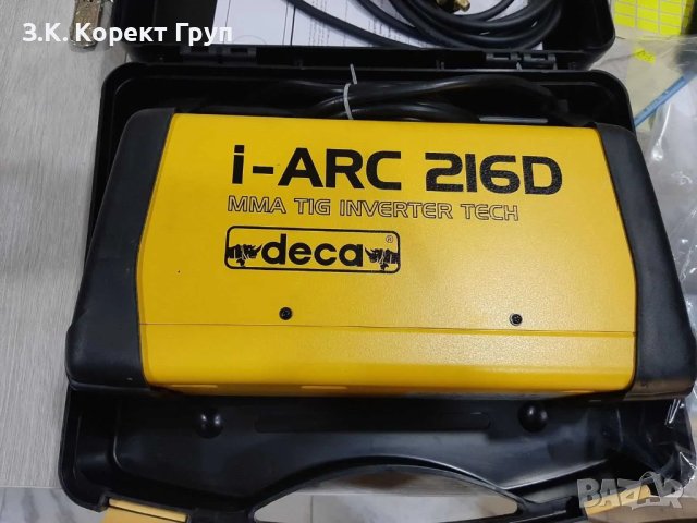  Инвенторен заваръчен апарат Deca i-ARC 216D, снимка 1 - Други инструменти - 40849067