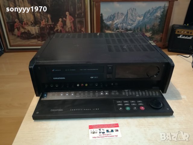 GRUNDIG CV-280S HI-FI STEREO PROFESSIONAL LINE 2601221849, снимка 5 - Плейъри, домашно кино, прожектори - 35571551