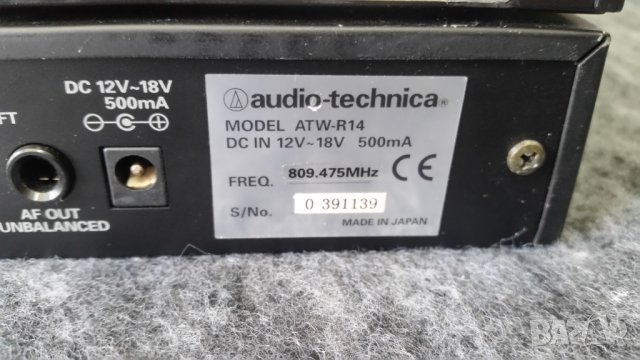 Audio Technica ATW-R14 UHF Diversity Receiver, снимка 7 - Микрофони - 28256435
