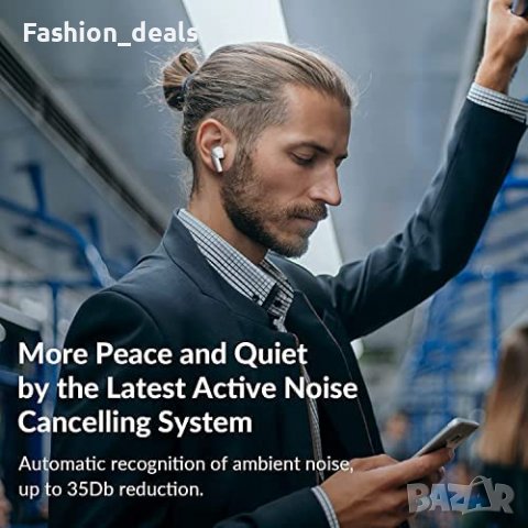 Нови безжични спортни слушалки с калъф за зареждане и шумопотискане, снимка 2 - Bluetooth слушалки - 40170019