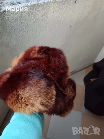 Продавам кожух от естествена агнешка кожа с яка от естествен косъм от каскада Лисица и шапка , снимка 15 - Палта, манта - 48308767