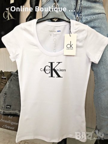 Calvin Klein дамска тениска КОД 15, снимка 1 - Тениски - 33278350