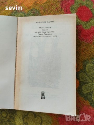 Юношески роман от Валентин Катаев, снимка 2 - Художествена литература - 35238283
