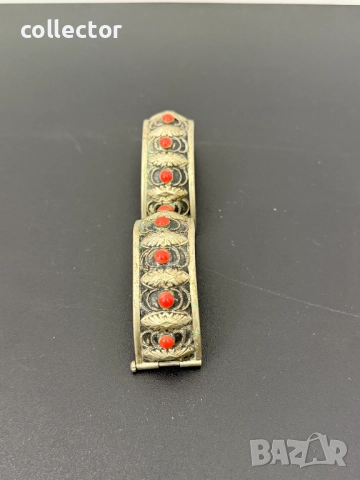 Стара етно / етнографска гривна / възрожденска. №7761, снимка 8 - Антикварни и старинни предмети - 52827041