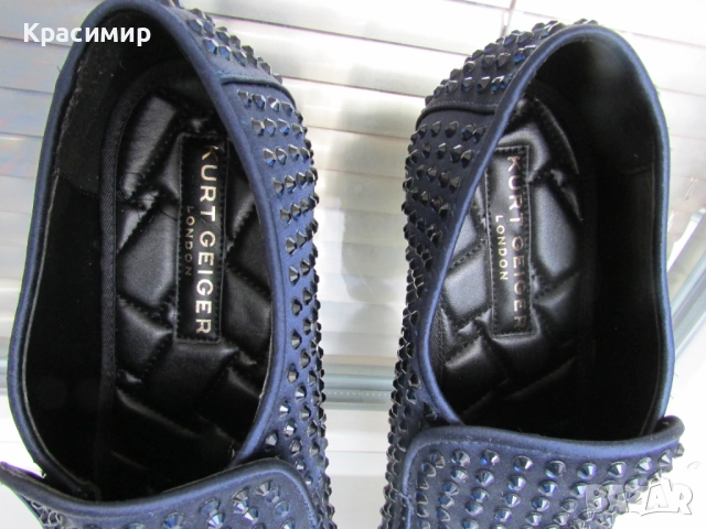 Мъжки обувки с камъни Kurt Geiger, снимка 11 - Официални обувки - 52530682