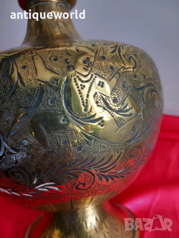 Стар Персийси Съд , Кана  с Позлата, снимка 5 - Антикварни и старинни предмети - 49219211