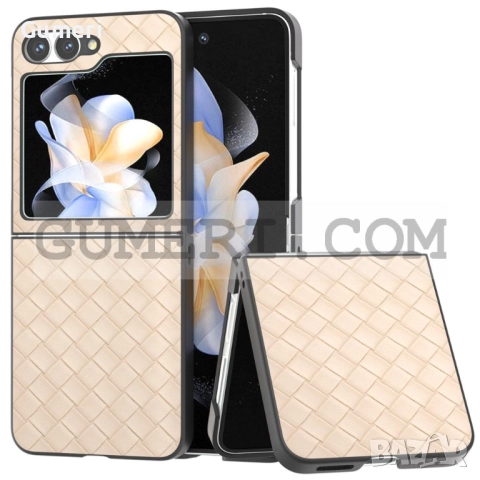 Samsung Galaxy Z Flip 6 Кожен Предпазен Гръб, снимка 3 - Калъфи, кейсове - 51445535