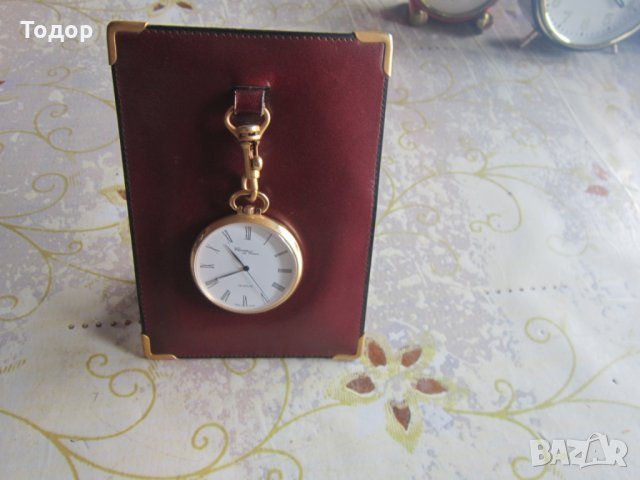 Уникален позлатен швейцарски джобен часовник , снимка 2 - Джобни - 28341324