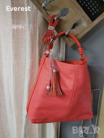 Голяма чанта,цвят ФУКСИЯ,тип торба, снимка 5 - Чанти - 40519288