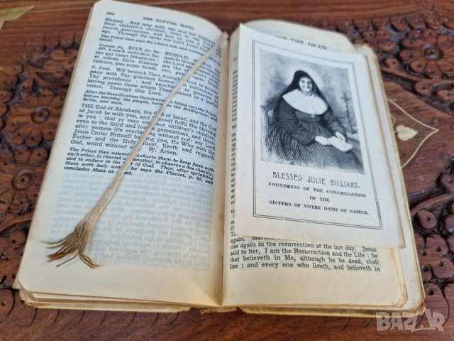 Винтидж Католическа Библия/Молитвеник Англия- "1950s", снимка 14 - Колекции - 40073334