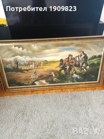 Огромна Стара картина , снимка 1