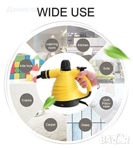 Портативна парочистачка със сменяеми накрайници TV280, снимка 2 - Парочистачки и Водоструйки - 50896056