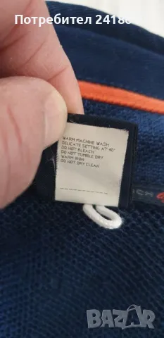 Paul & Shark Cool Touch Wool Cardigan Knitted Half Zip Mens Size XL ОРИГИНАЛ! Мъжка Вълнена Жилетка , снимка 15 - Пуловери - 49066668