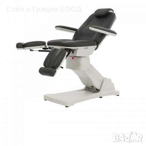 Стол за педикюр Plant (3 мотора) 168 x 56/81,5 x 54/128 см - тъмно сив, снимка 3 - Педикюр и маникюр - 32572098