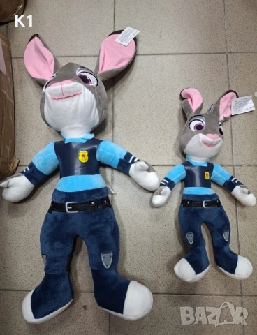 Голяма плюшена играчка Ник Уайлд и Джуди Хопс 70см/40см Зоотрополис Зоотопия Zootropolis Zootopia, снимка 3 - Плюшени играчки - 53399601