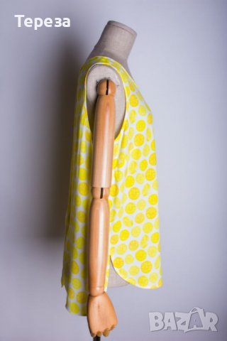 🆕 Лимонена туника на точки / XL🍋, снимка 3 - Туники - 37744435