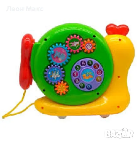 Образователен телефон Охлюв на български език , снимка 5 - Образователни игри - 47803583