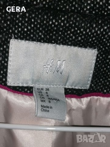 Вталено палто на H&M, M размер, снимка 2 - Палта, манта - 44133836