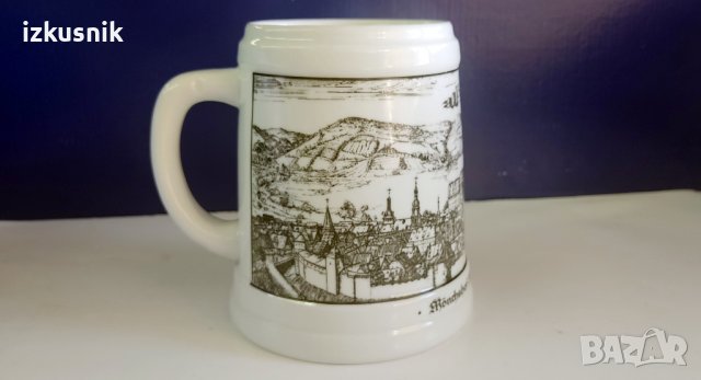 Винтидж порцеланова халба за бира от Altenkunshtadt – Германия., снимка 2 - Колекции - 37815883