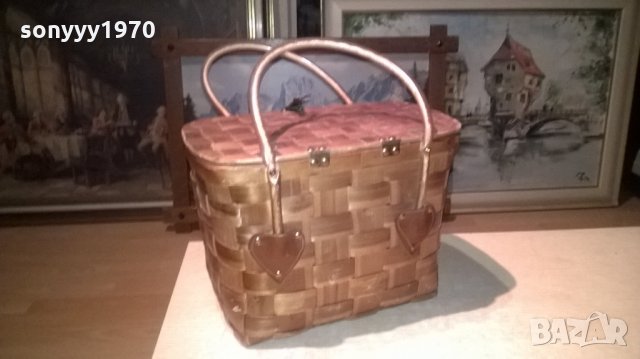 антика-плетена чанта-внос швеицария, снимка 2 - Колекции - 27341609