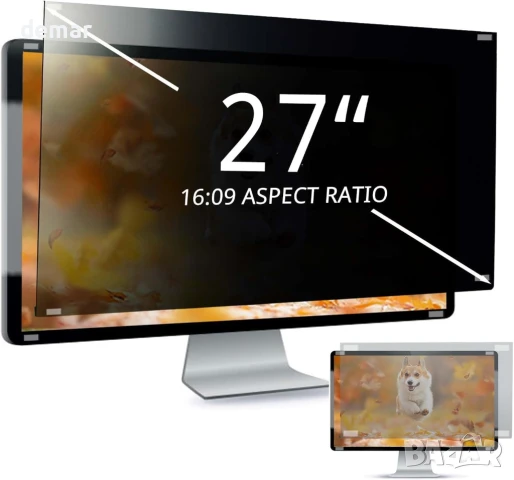 EliWhale филтър за екран за поверителност,27-инчов 16:9(598 ммx337 мм)