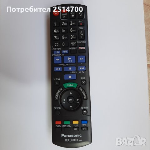 Дистанционно PANASONIC RECORDER ir6, снимка 3 - Дистанционни - 37266629