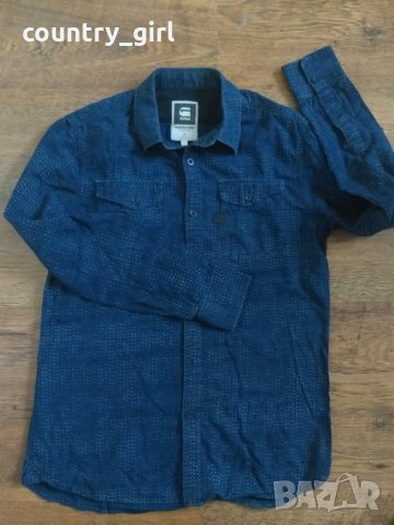 G-Star Raw - Mens Tacoma Long Sleeve Shirt - страхотна мъжка риза, снимка 5 - Ризи - 28801268
