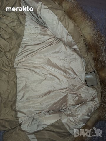 НАМАЛЕНИЕ Каки, луксозно яке с гъши пух и лисица, снимка 14 - Якета - 42840104