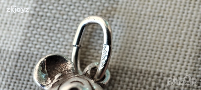 СРЕБЪРНА ВИСУЛКА  УОЛТ ДИСНИ  МИКИ МАУС  1.84 ГРАМА /ПРОБА 900, снимка 6 - Колиета, медальони, синджири - 52028605