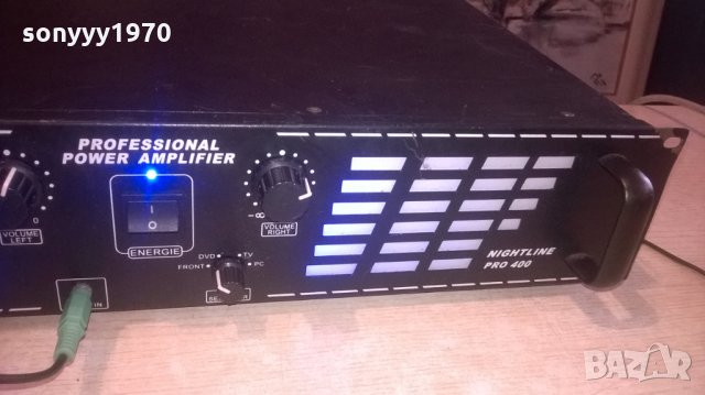 mc TAATOO NIGHTLINE PRO400-GERMANY-ВНОС ХОЛАНДИЯ, снимка 9 - Ресийвъри, усилватели, смесителни пултове - 27786954