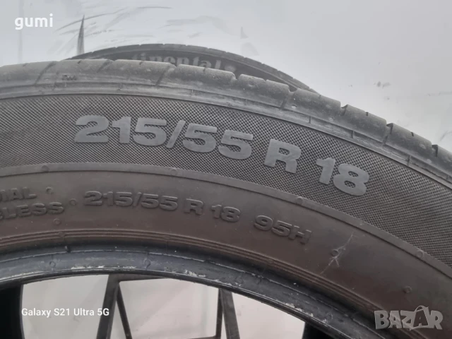 2бр летни гуми 215/55/18 CONTINENTAL L03232, снимка 4 - Гуми и джанти - 50639039