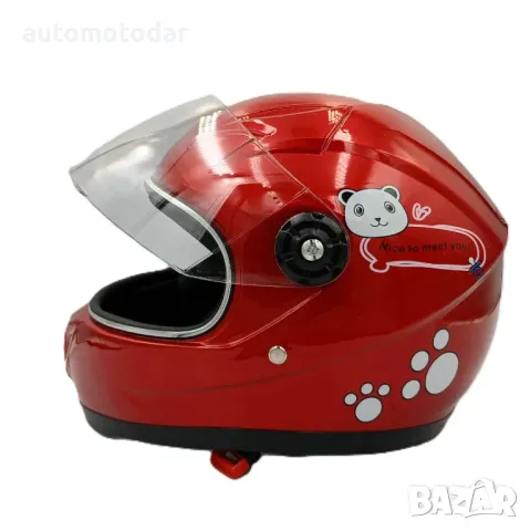 Детска мото каска шлем за мотор скутер