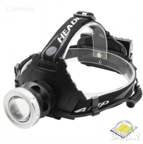 Ултра Мощен Челник с  четворен LED диод - XHP50.2 и USB зареждане, 3 батерии, снимка 2 - Къмпинг осветление - 32587734