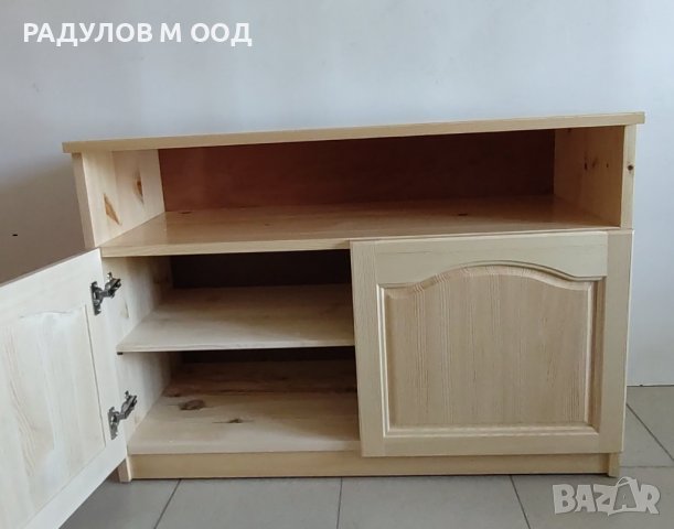 Налична или поръчка - Поставка / Тв шкаф масив чам, снимка 3 - Шкафове - 39882273