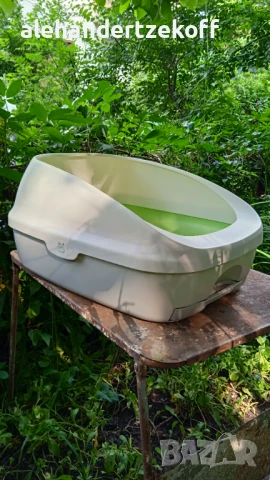 Котешка тоалетна, Purina Tidy Cats Breeze, пластмаса, зелено/бяло