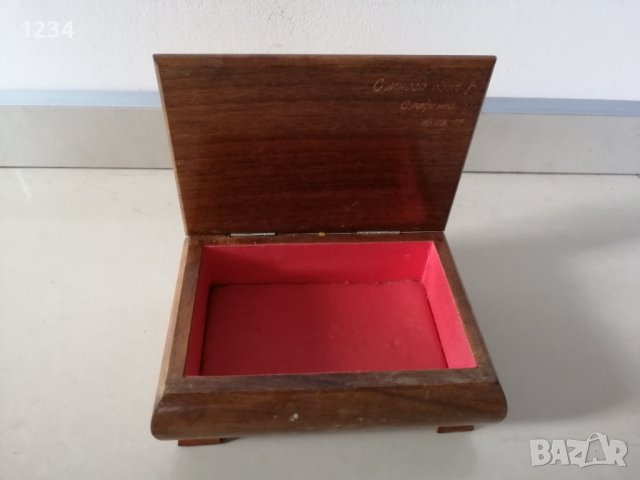 Дървена кутия 16 х 11.5 h 6.5 cm. , снимка 3 - Други стоки за дома - 37902695