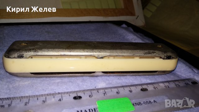 NOKTURN HARMONICA MADE in POLAND MELODIA Стара МАРКОВА УСТНА ХАРМОНИКА РЯДКА 34008, снимка 3 - Антикварни и старинни предмети - 38883950