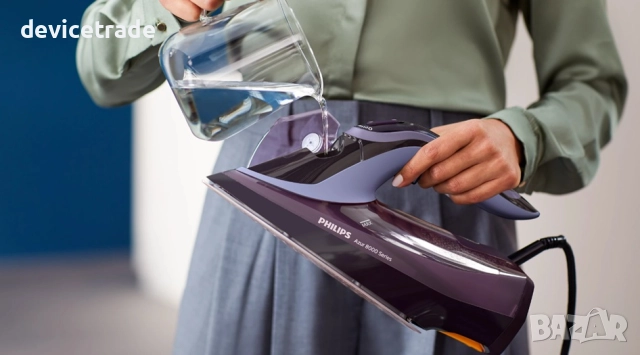 Парна ютия Philips DST8021/30 Optimal Temp 3000W, снимка 2 - Ютии - 51928667