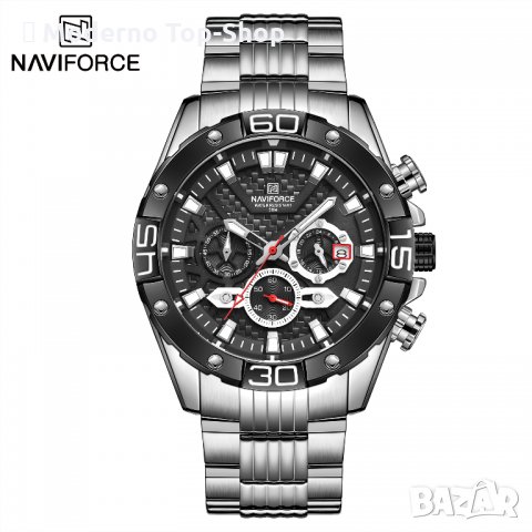 Мъжки часовник NaviForce Хронограф NF8019 SB., снимка 3 - Мъжки - 34779159